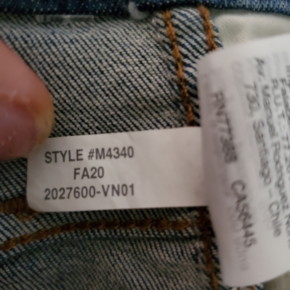 Madewell 10 Inch High Rise Skinny  Raw Hem Jeans Size 28 - Picture 9 of 12